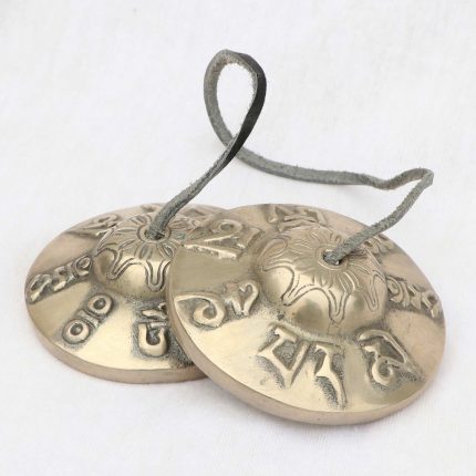 Tibetan Mantra Carved Tingsha