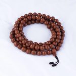 Antique Phoenix Eye Bodhi Seed Japa Mala 14 mm handmade meditation mala with 108 beads crafted in Nepal