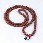 Antique Phoenix Eye Bodhi Seed Japa Mala 14 mm handmade meditation mala with 108 beads crafted in Nepal