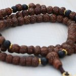 rudraksha ganesha mala with onyx stone handmade in Nepal