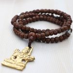rudraksha yoga mala with shiva locket handmade in Nepal