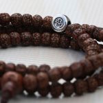rudraksha yoga mala with shiva locket handmade in Nepal