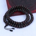 Nepali bodhi seed meditation mala handmade in Nepal with 108 beads