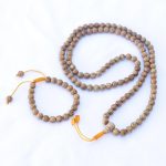 Lotus Seed Japa Mala Wrist Mala handmade 108 bead meditation set