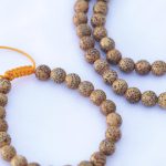 Lotus Seed Japa Mala Wrist Mala handmade 108 bead meditation set