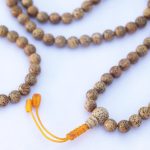 Lotus Seed Japa Mala Wrist Mala handmade 108 bead meditation set