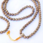 Lotus Seed Japa Mala Wrist Mala handmade 108 bead meditation set