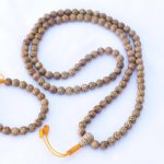 Lotus Seed Japa Mala Wrist Mala handmade 108 bead meditation set