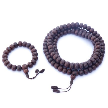 Bodhi Seed Japa Mala Wrist Mala – Powerful Handmade Meditation Set (108 Beads)