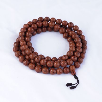 Antique Phoenix One Eye Nepali Bodhi Seed Mala 11 mm handmade meditation mala with 108 beads crafted in Nepal