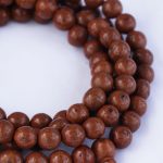 Antique Phoenix Eye Bodhi Seed Japa Mala 14 mm handmade meditation mala with 108 beads crafted in Nepal