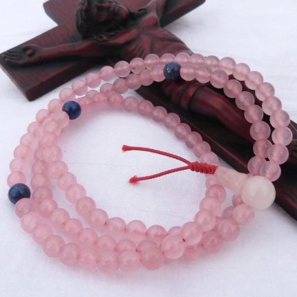 Rose Quartz Stone Mala