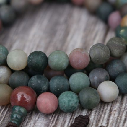 Matte Blood Stone Japa Mala