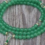 Green Aventurine Stone Yoga Mala