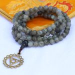 Labradorite Stone Japa Mala