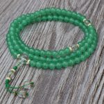 Green Aventurine Stone Yoga Mala