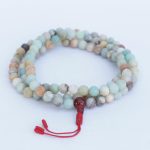 Amazonite Stone Japa Mala & Wrist Mala