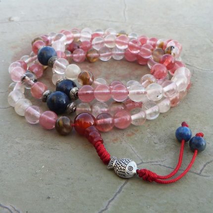 Cherry Quartz Stone Mala