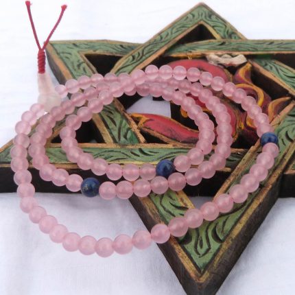 Rose Quartz Stone Mala