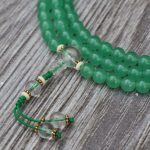 Green Aventurine Stone Yoga Mala