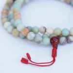Amazonite Stone Japa Mala & Wrist Mala