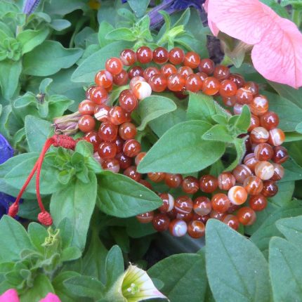 Fire Agate Stone Mala