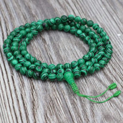 Malachite Stone Prayer Mala