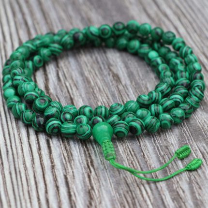 Malachite Stone Prayer Mala