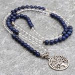 Lapis Lazuli & Crystal Stone Japa Mala