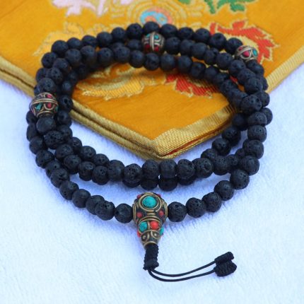Lava Stone Prayer Mala