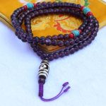 Imitation Amethyst Stone Yoga Mala