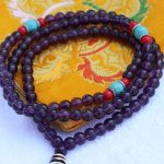 Imitation Amethyst Stone Yoga Mala